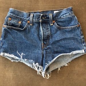 Levi’s High Waisted Jean Shorts